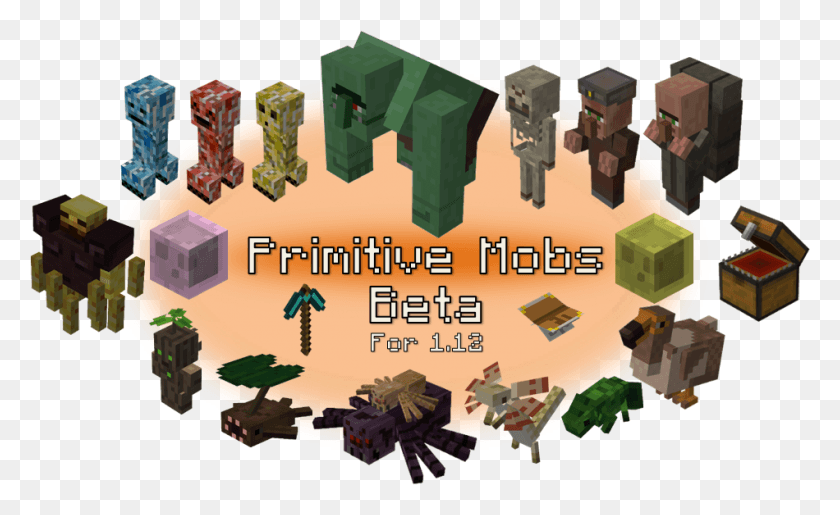 950x555 Minecraft Primitive Mobs Mod 1.12, Природа, На Открытом Воздухе, Игрушка Hd Png Скачать