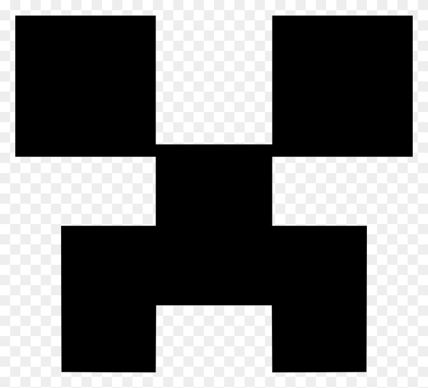 980x882 Descargar Png Minecraft Creeper Face Svg, Símbolo, Logotipo, Marca Registrada Hd Png