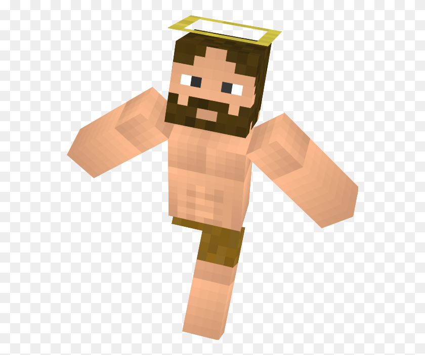 576x643 Minecraft Skins Raptor Jesus Skin De Jesus Minecraft, Cardboard, Cross, Symbol HD PNG Download