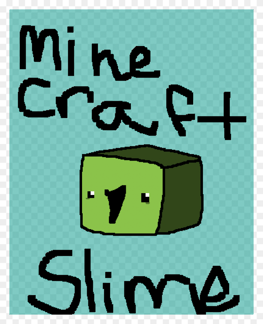 800x1000 Minecraft Slime, Текст, Этикетка, Номер Hd Png Скачать