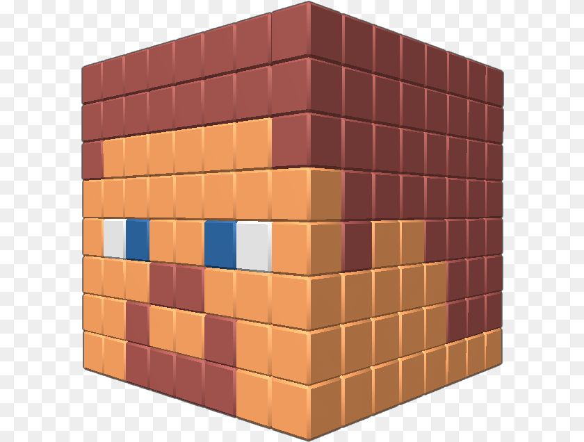 609x636 Minecraft Steve Head, Brick, Box, Architecture, Building Transparent PNG