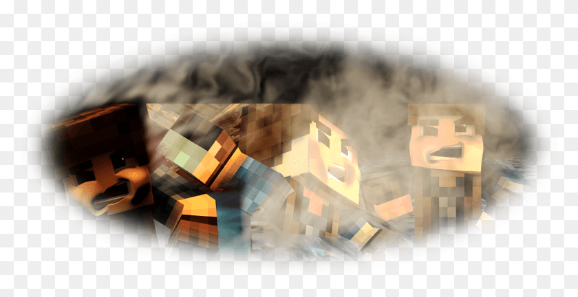 1052x503 Minecraft Stuck In My Head Lumber, Collage, Poster, Advertisement HD PNG Download