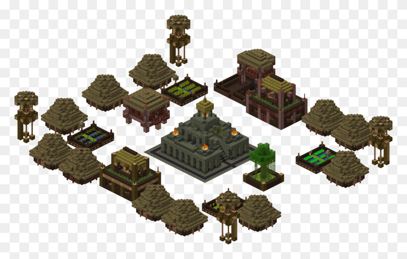 1500x912 Minecraft Terrain Tree, Игрушка, На Открытом Воздухе, Растительность Hd Png Скачать