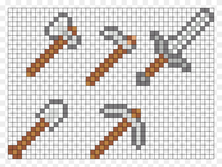 946x694 Minecraft Tools Iron Perler Bead Pattern Central City Brewing Co Ltd, Text, Interior Design, Indoors HD PNG Download