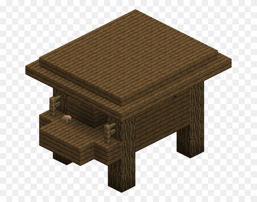 674x600 Minecraft Witch Hut In Swamp, Furniture, Table, Tabletop HD PNG Download