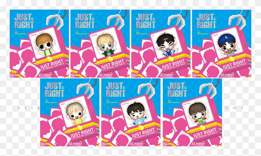 1000x569 Mini Album Vol Got7 Just Right Album Versions, Person, Human, Advertisement HD PNG Download