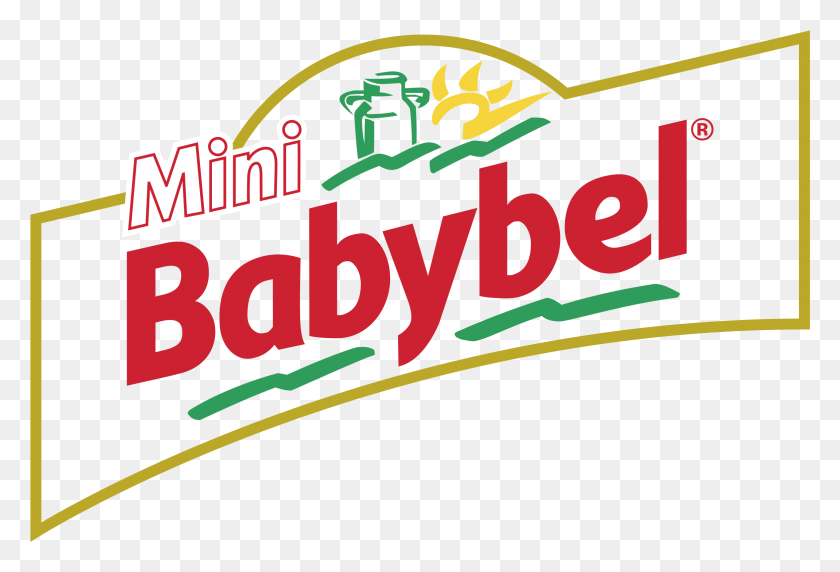 2331x1531 Mini Babybel Logo Transparent Mini Babybel Logo, Word, Alphabet, Text HD PNG Download