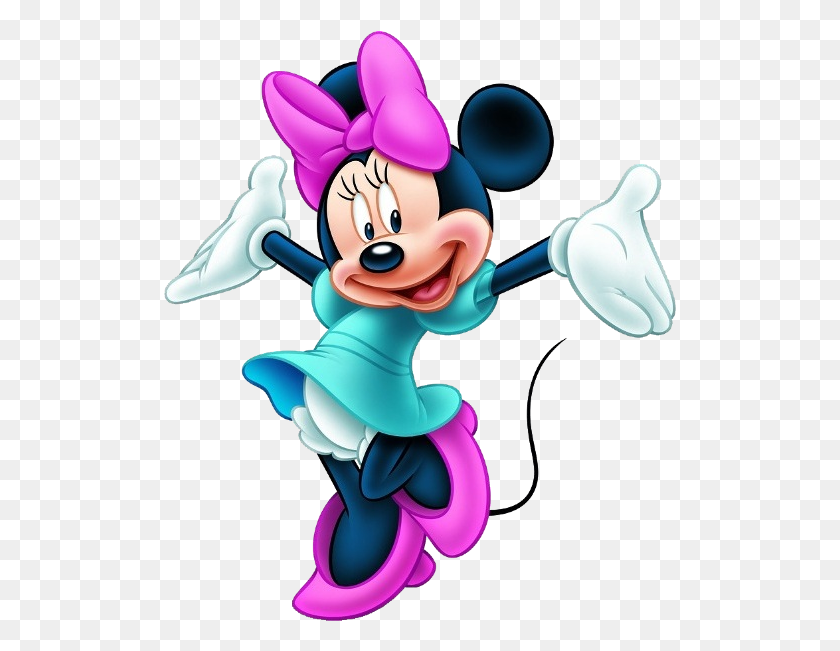 513x591 Mini Disney Minnie Mouse Cartoon Character, Toy, Graphics HD PNG Download