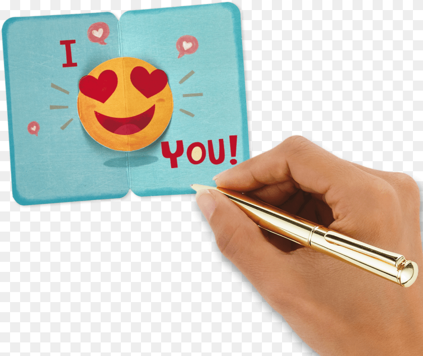 1462x1230 Mini Heart Eyes Emoji Pop Up Love Greeting Card, Credit Card, Text Sticker PNG