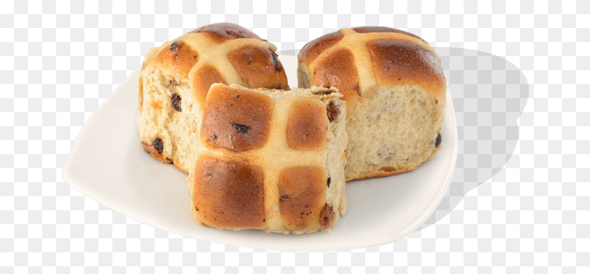 667x331 Mini Hot Cross Bun, Bread, Food, Bread Loaf HD PNG Download