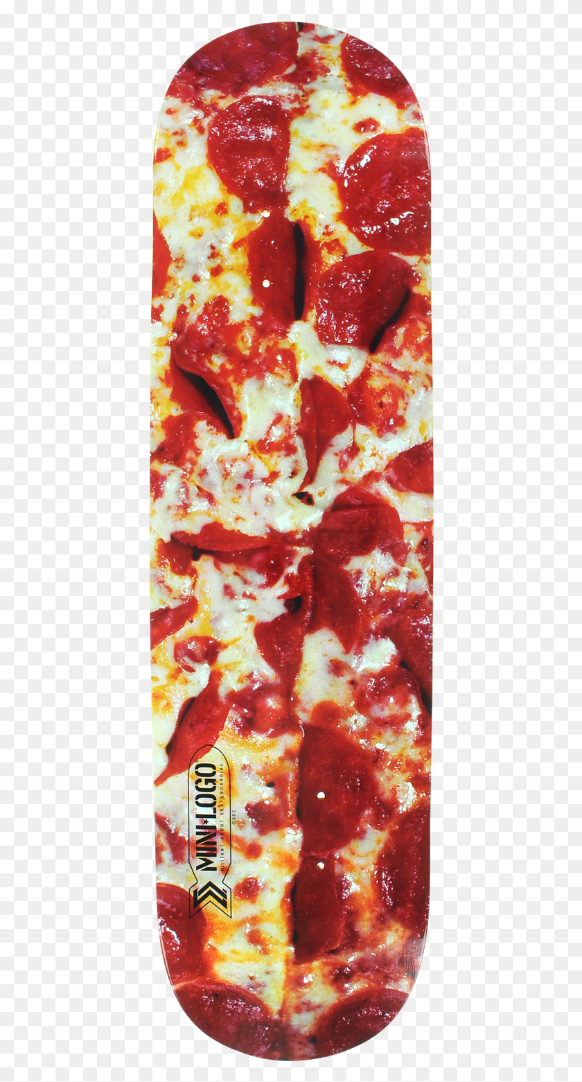 412x1501 Mini Logo Deck 124k 12 Mini Logo Skateboards Pizza, Food, Cream, Dessert HD PNG Download