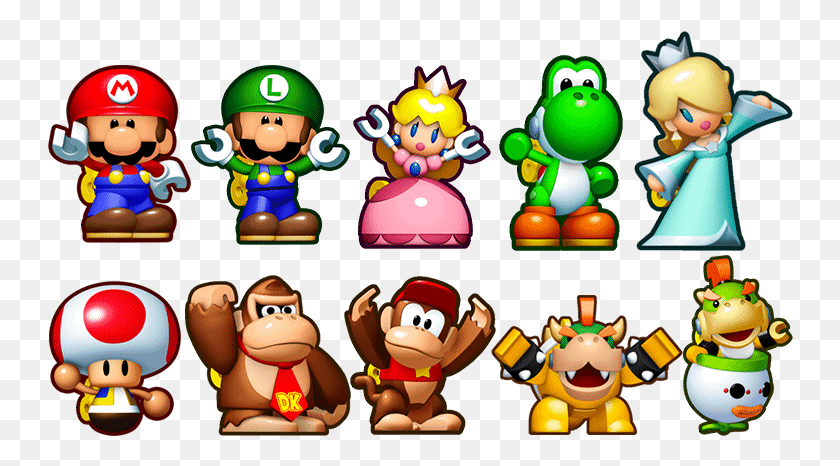 746x406 Mini Mario And Friends Mini Mario Amp Friends Amiibo Challenge Todos Los Personajes, Super Mario, Toy, Figurine Hd Png
