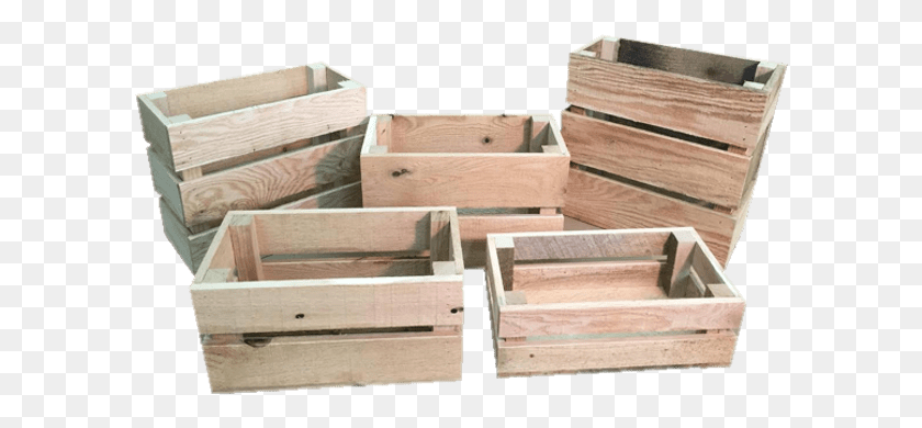 596x330 Mini Oak Wooden Crates Mini Wood Crates, Box, Crate HD PNG Download