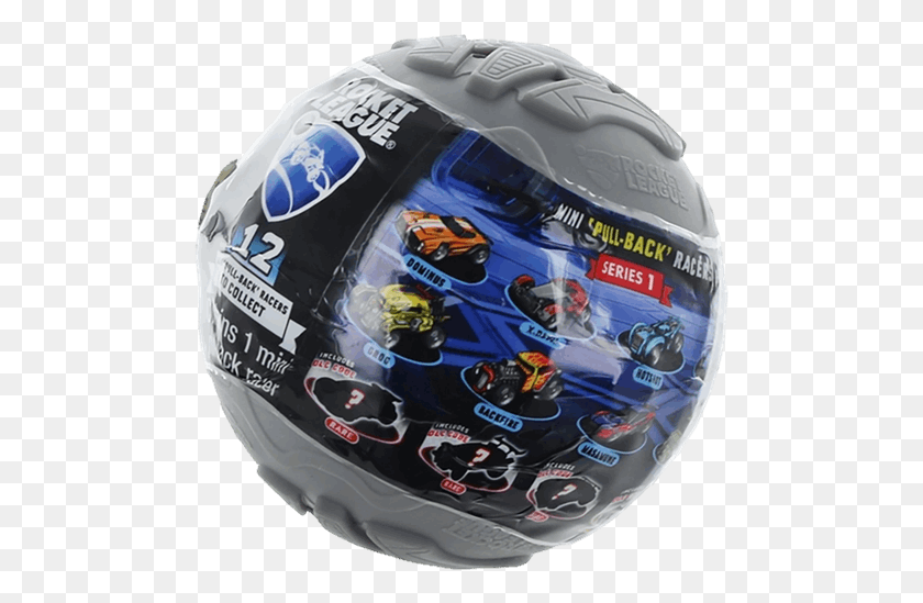 487x489 Mini Pullback Racers Blind Box Rocket League Mini Pull Back Racer Car Mystery Ball, Helmet, Clothing, Apparel HD PNG Download