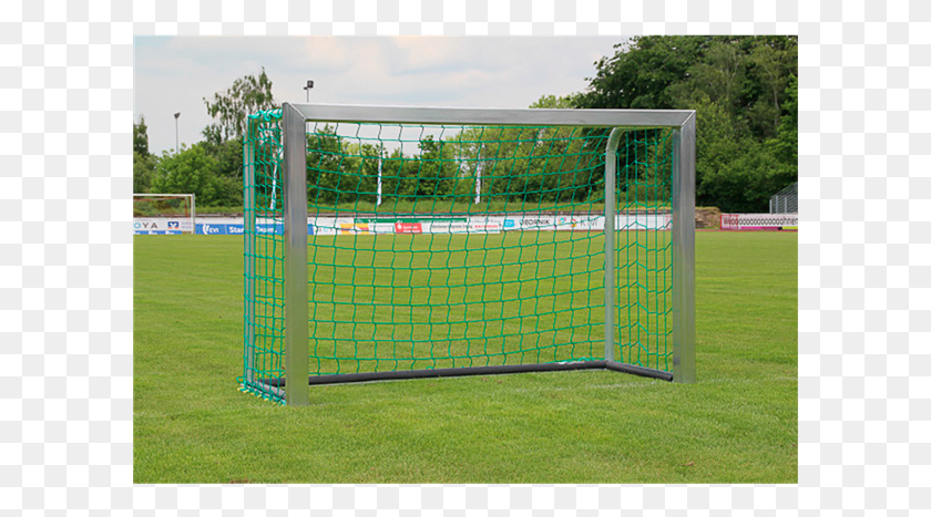 601x407 Mini Soccer Goal With Playersprotect Goal, Gate, Fence, Field HD PNG Download