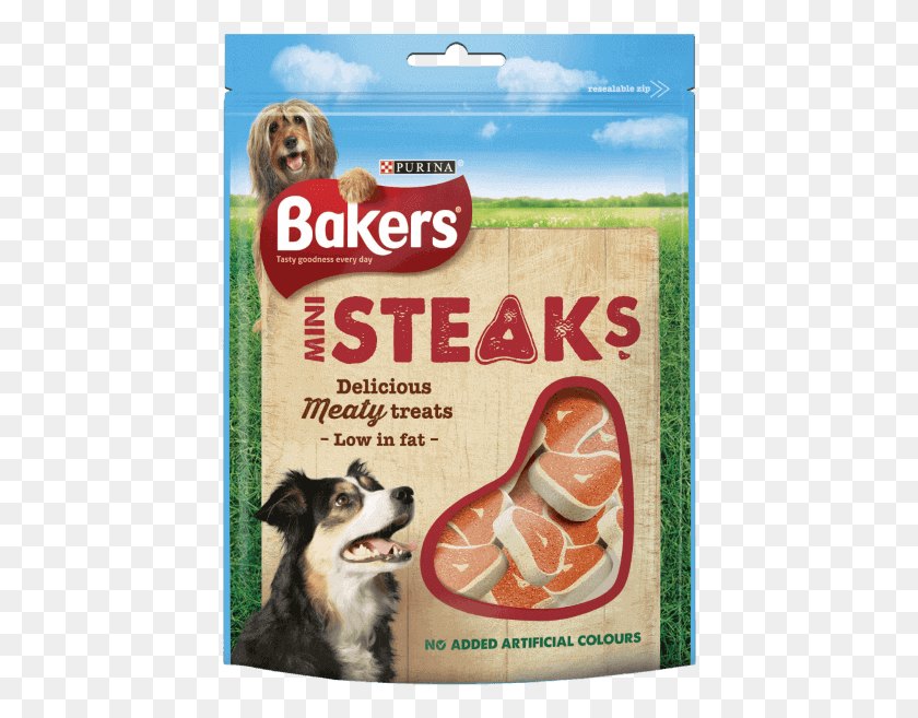 434x597 Mini Steaks Adult Dog Treats Bakers Dog Treats, Advertisement, Pet, Canine HD PNG Download
