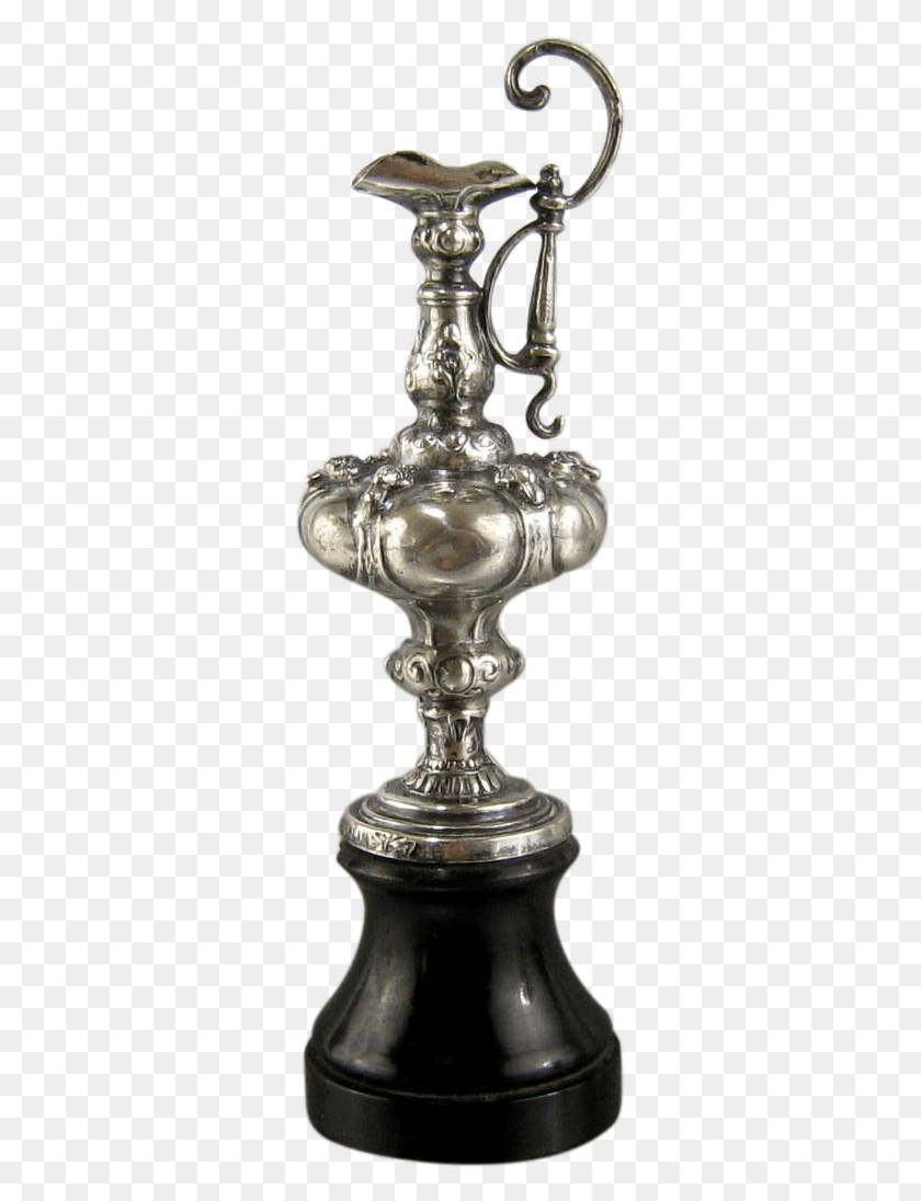 305x1036 Miniature America39s Cup Trophy Vintage Sterling Silver, Bronze, Glass, Sink Faucet HD PNG Download