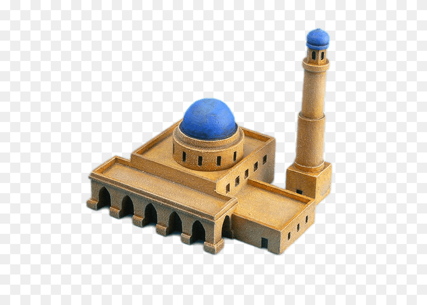 600x600 Miniature Mosque With 1 Minaret, Architecture, Building, Dome, Bulldozer Clipart PNG