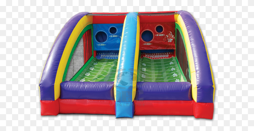 598x376 Miniature Qb Blitz Carnival Game Rental Games, Inflatable, Indoor Play Area HD PNG Download