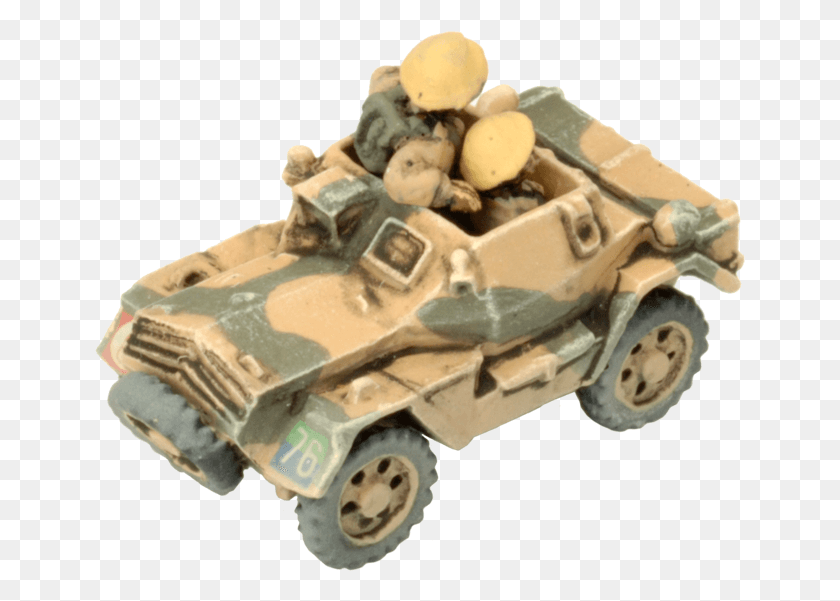 651x541 Miniatures War Games Flames Of War Daimler Armoured Flames Of War Sdkfz, Half Track, Truck, Vehicle HD PNG Download