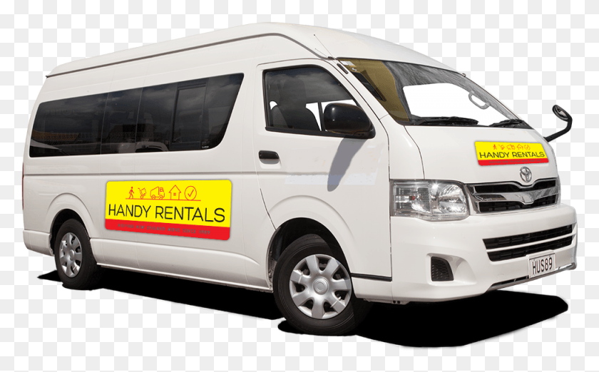 975x578 Minibus Hire Toyota Hiace, Bus, Van, Vehicle HD PNG Download