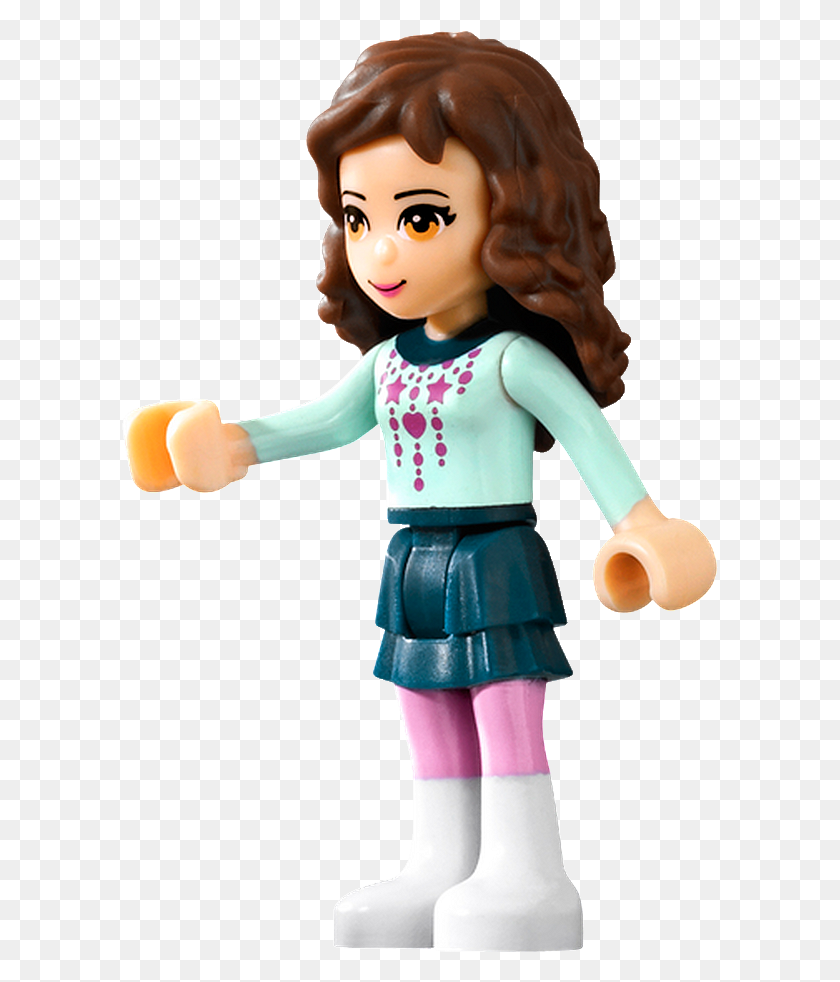 597x922 Minidoll Hand Lego Friends Winter Dolls, Doll, Toy, Person HD PNG Download