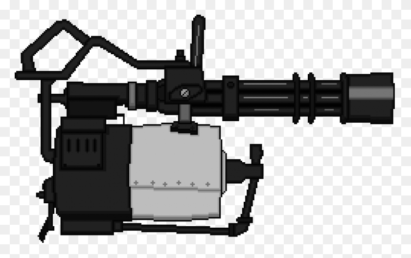 1000x600 Descargar Png Minigun En El Lado Arma Armamento Png