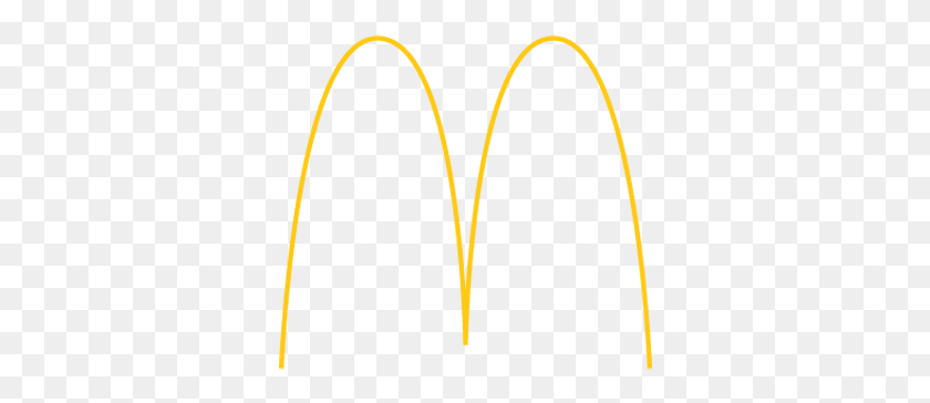 338x304 Minimalistic Logos Of Famous Brands Mcdonalds Arch, Pattern HD PNG Download
