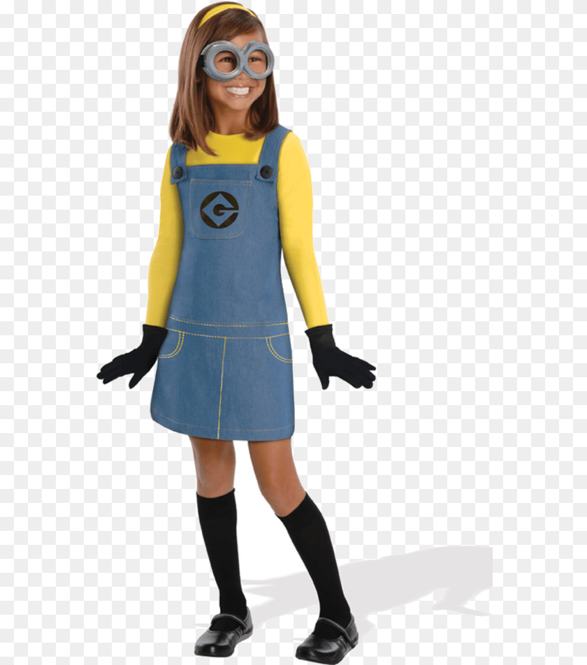 Minion Costume Girl, Clothing, Person, Glove, Female Clipart PNG
