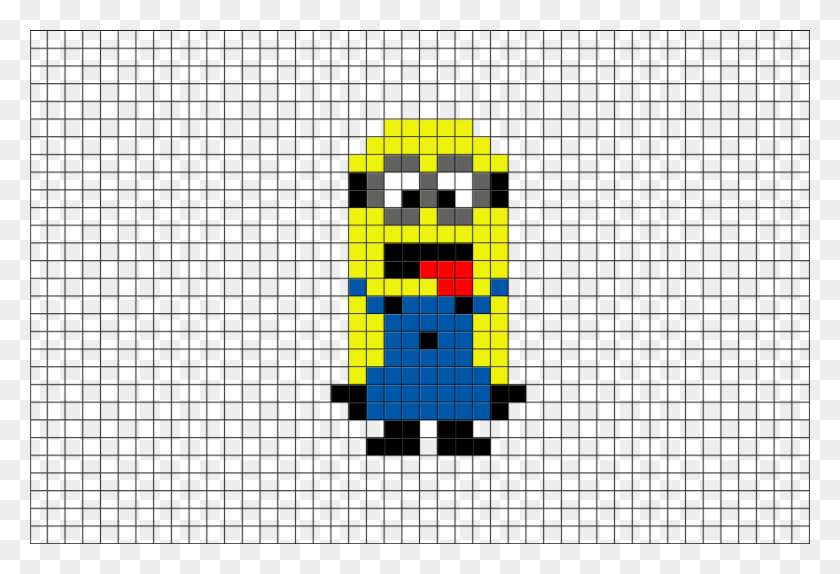880x581 Descargar Png Minion Pixel Art, Pac Man, Juego, Word Hd Png