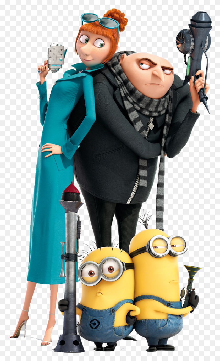 809x1369 Descargar Png Minions Despicable Me 2 Gru And Lucy, Minions, Gru Y Lucy Png