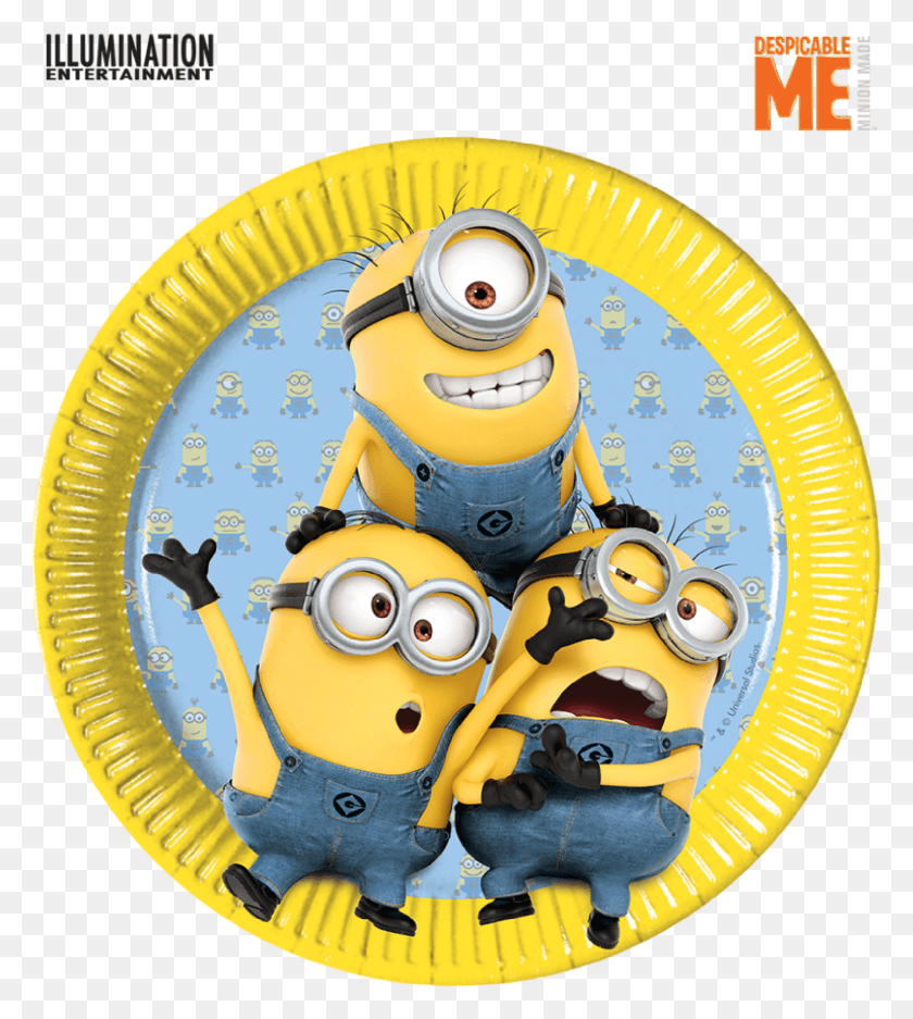 1576x1772 Minions Paper Plates Partyware, Robot, Graphics HD PNG Download