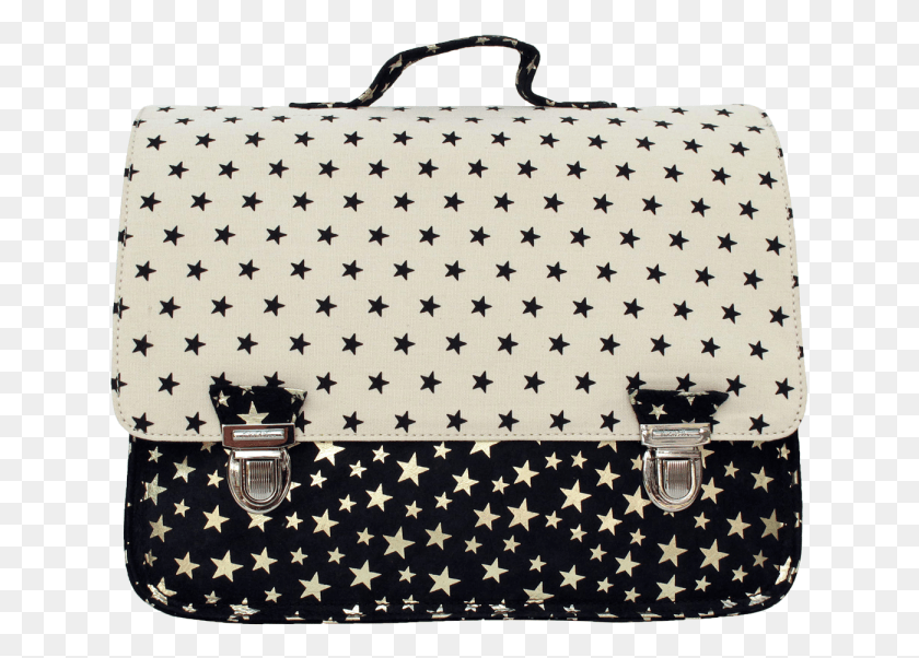 639x542 Minisri Satchel Black And White Stars Handbag, Briefcase, Bag, Purse HD PNG Download