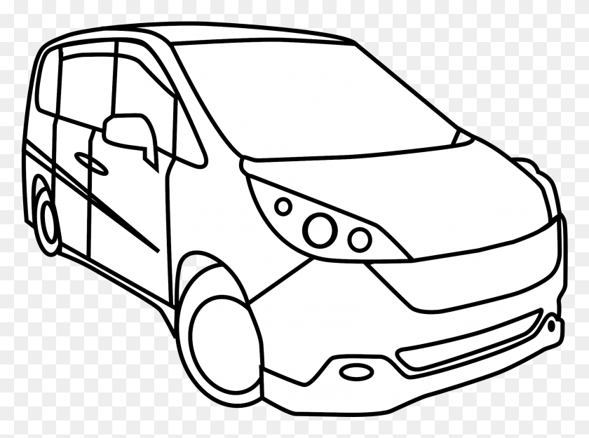 2063x1495 Minivan Car Clipart Wagon R, Van, Vehicle, Transportation HD PNG Download