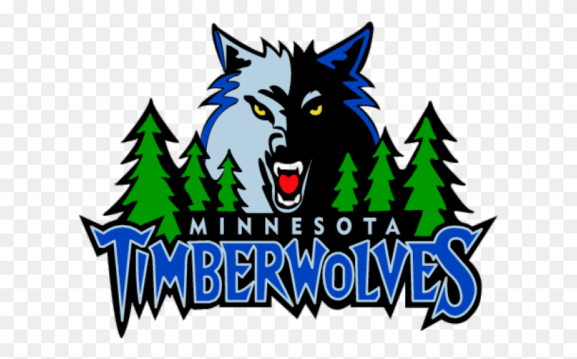 611x463 Minnesota Timberwolves Logo Transparent Images Minnesota Timberwolves 1997 Logo, Graphics, Animal HD PNG Download
