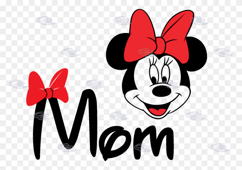 970x664 Minnie And Mickey Mouse Christmas Free Clip Art Minnie Mouse Face, Tie, Accessories, Accessory HD PNG Download