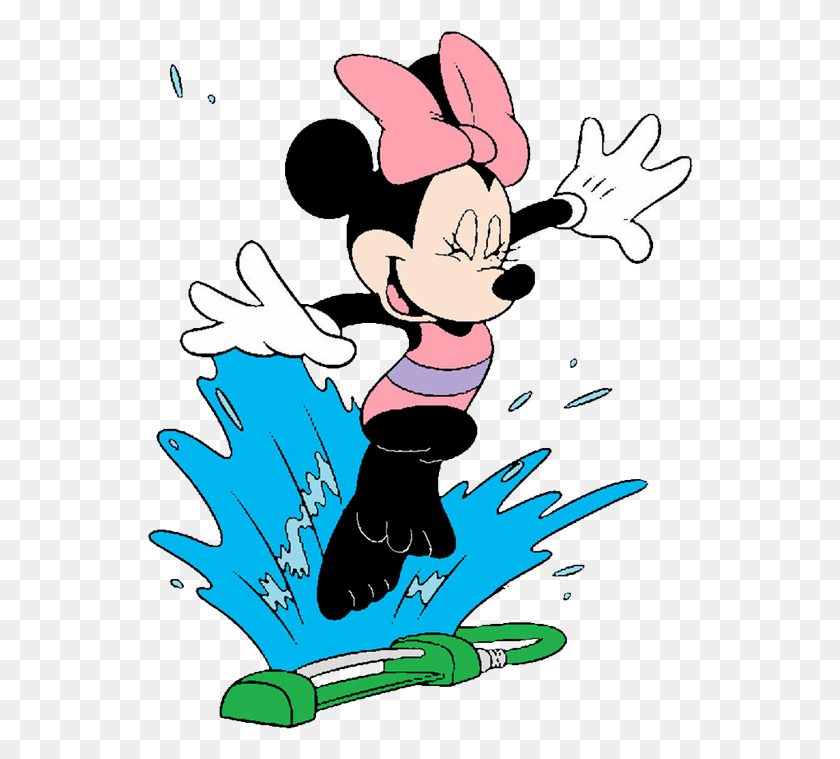 546x699 Minnie Mouse Beach Clipart Clipart Swimming Mickey Minnie Mouse Clipart Beach, Graphics, Performer HD PNG Download