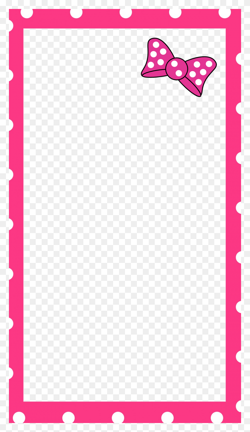 1080x1920 Minnie Mouse Border Minnie Mouse Snapchat Filter, Texture, Polka Dot, Rug HD PNG Download