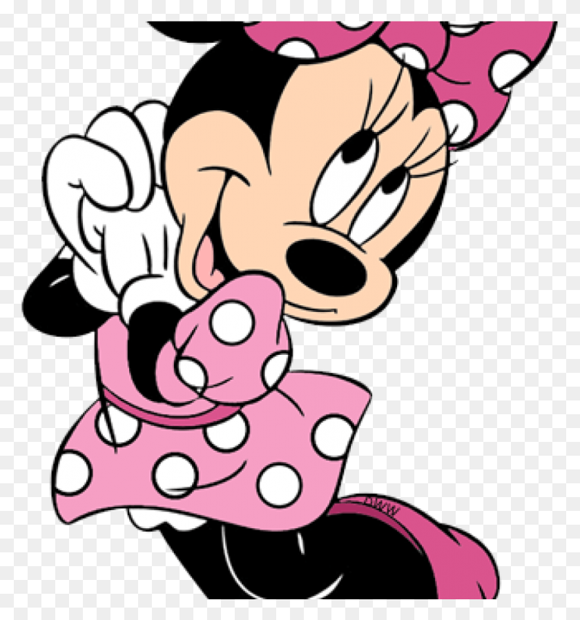 953x1025 Minnie Mouse Clip Art Bee Clipart Pink Minnie Mouse, Graphics, Doodle HD PNG Download