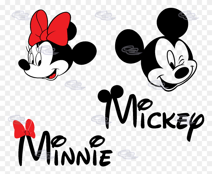 779x631 Minnie Mouse Face Logo Mickey And Minnie Name, Clothing, Apparel, Animal HD PNG Download