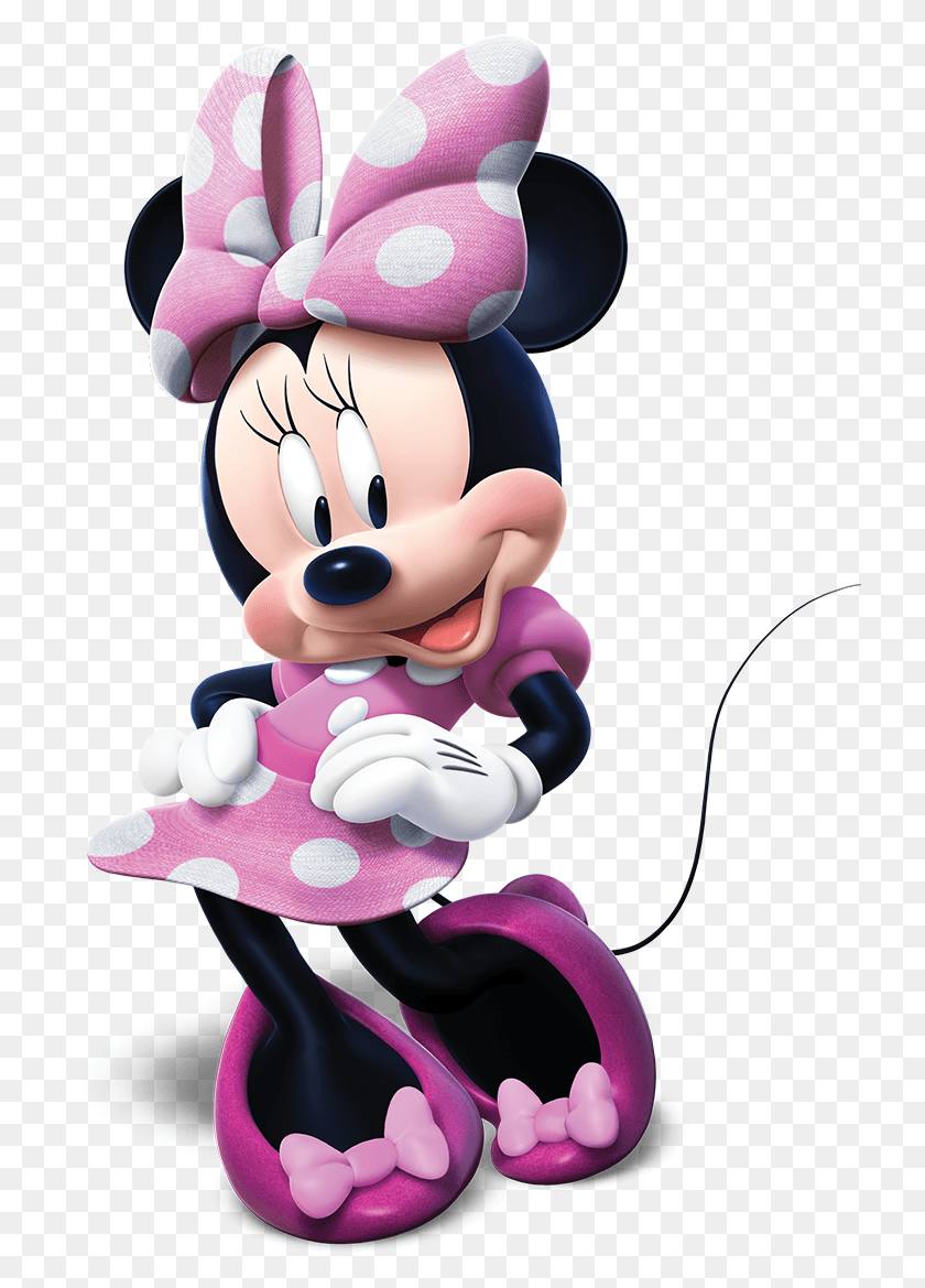 727x1109 Descargar Png Minnie Mouse Ayudante Feliz, Comida Hd Png