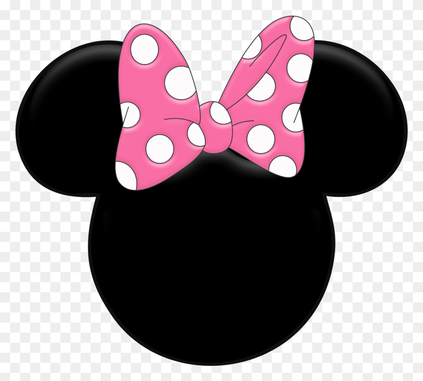 1454x1298 Minnie Mouse Ii Elementos Tag 3 Minnie Mouse Ears And Bow, Tie, Accessories, Accessory HD PNG Download