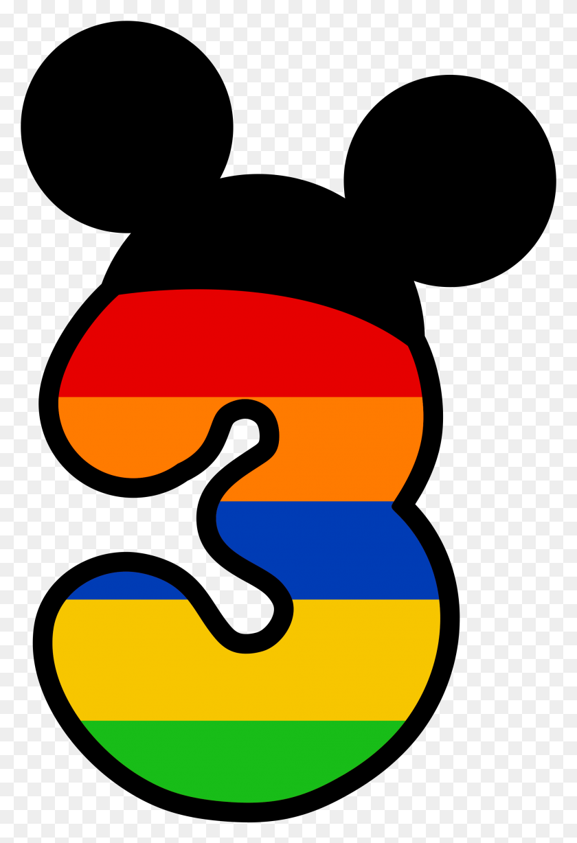 2004x3001 Descargar Png Minnie Mouse Mickey Mouse 3, Número, Símbolo, Texto Hd Png