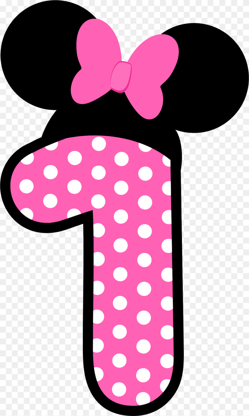 Minnie Mouse Numero, Pattern, Polka Dot Clipart PNG