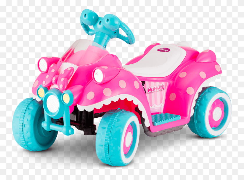 765x558 Minnie Mouse Toddler Ride On Minnie Mouse Ride On Quad, Toy, Vehicle, Transportation HD PNG Download