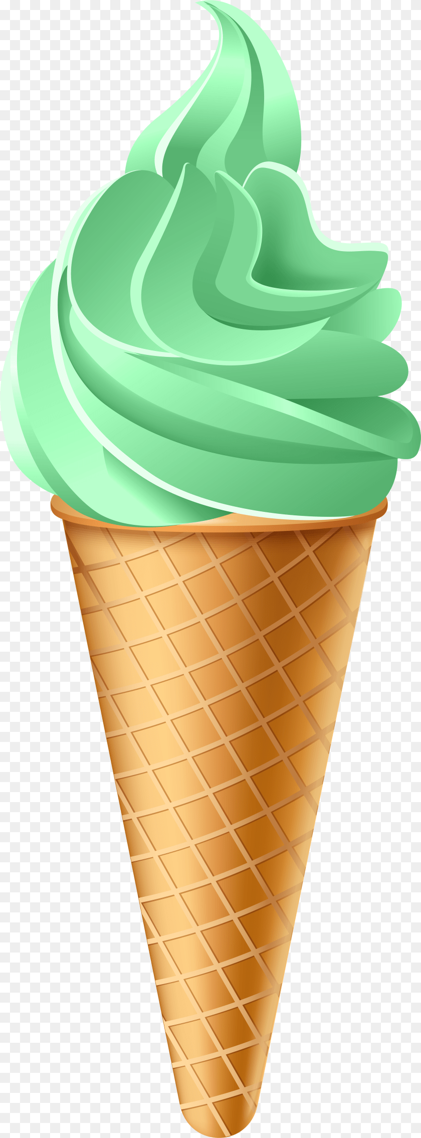 2933x7925 Mint Ice Cream Mint Ice Cream Dessert, Food, Ice Cream, Soft Serve Ice Cream Clipart PNG