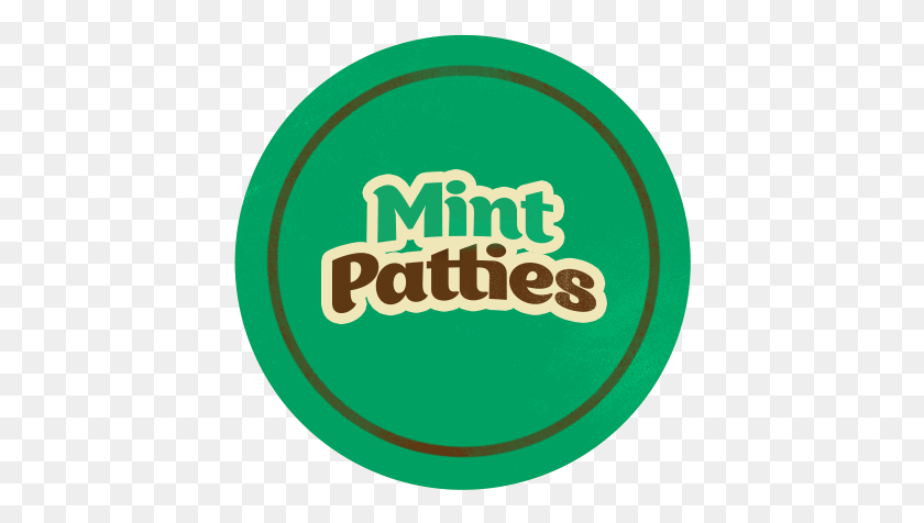 416x416 Mint Patties Circle, Label, Text, Sticker HD PNG Download