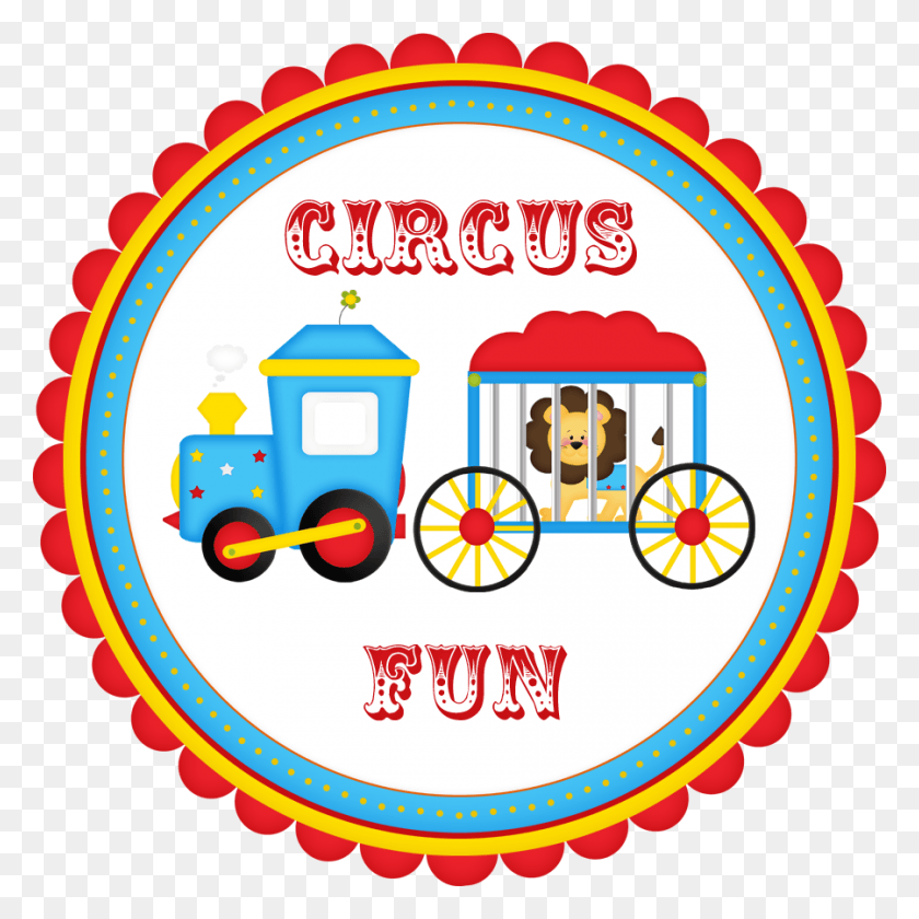 900x900 Minus Say Hello Circus Clown Birthday Party, Label, Text, Logo HD PNG Download