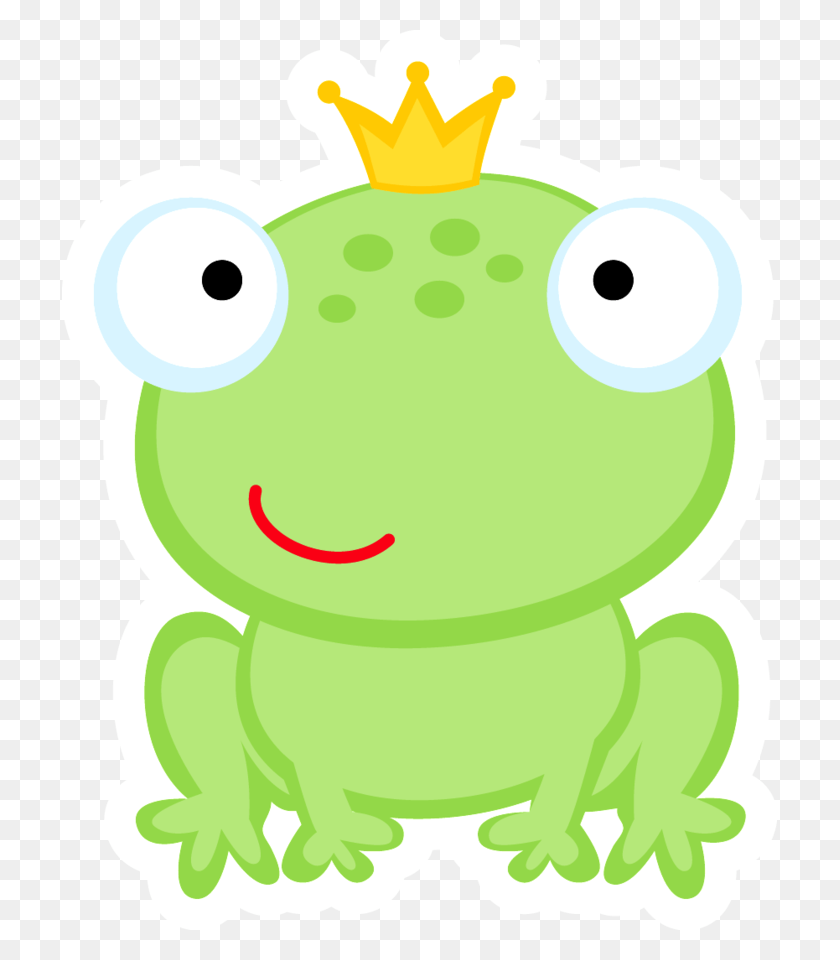 715x900 Minus Say Hello Clip Art Frogs Princesa Tiana Cute, Animal, Wildlife, Snowman HD PNG Download