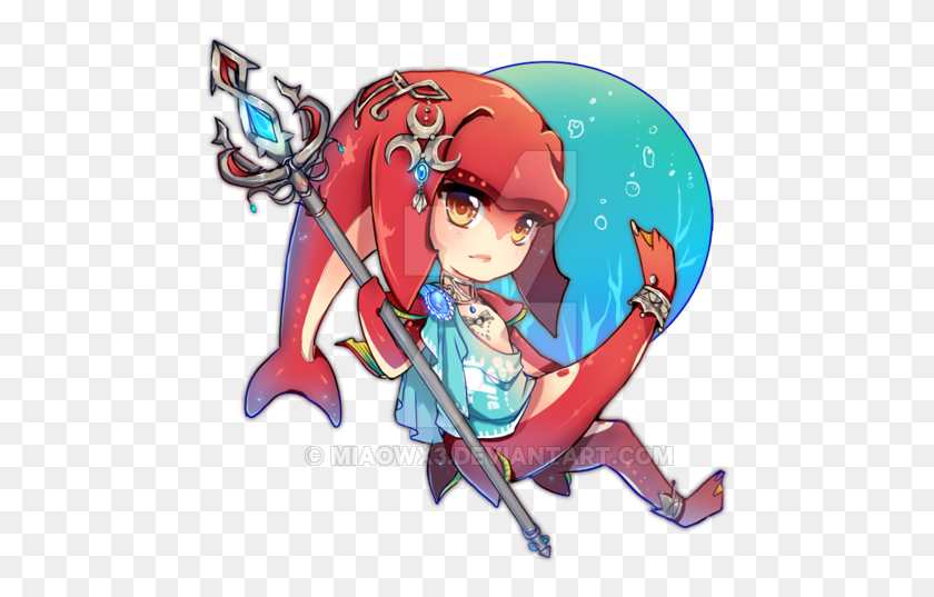 474x477 Mipha By Miaowx3 Mipha And Link Zelda Video Games Breath Of The Wild Mipha Pornl, Manga, Comics, Book HD PNG Download